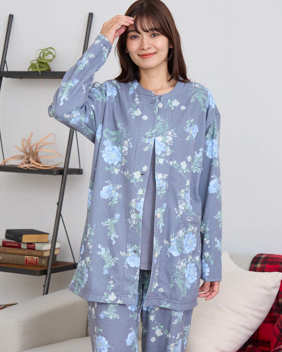 裏起毛アンサンブルパジャマ