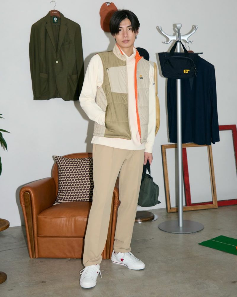 GHOST GOLF GANG ベージュジャケットとパンツセット Skype_Picture_2022_06_10T06_30