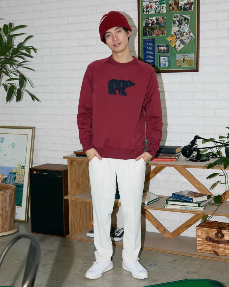 GB GOLF【先行予約】BEAR スウェット 10月中旬発送予定