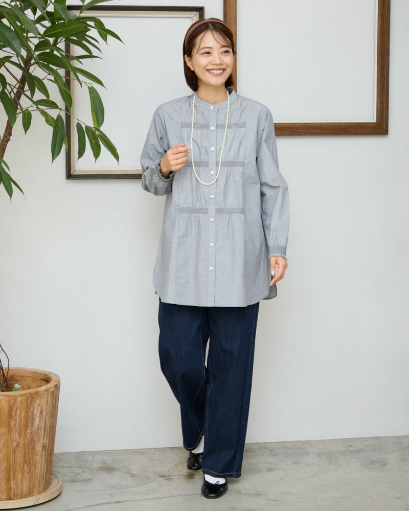 試着のみ♡LIten♡リテン♡シャーリングブラウス♡ 試着のみ♡LIten♡リテン♡シャーリングブラウス♡