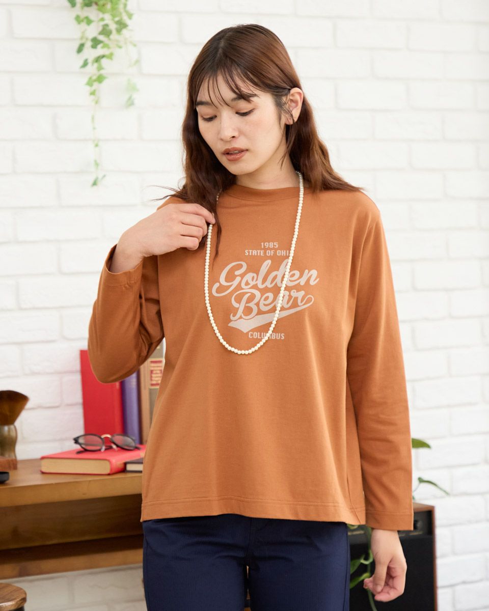 Golden Bearロゴ長袖Tシャツ | ゴールデンベアストア 