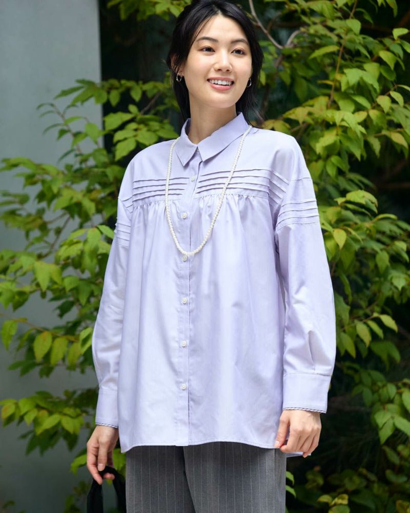 White Labelピンタックブラウス | ゴールデンベアストア