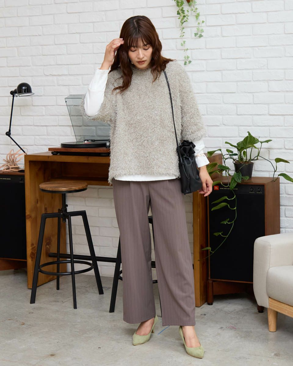 White Labelストライプパンツ | ゴールデンベアストア