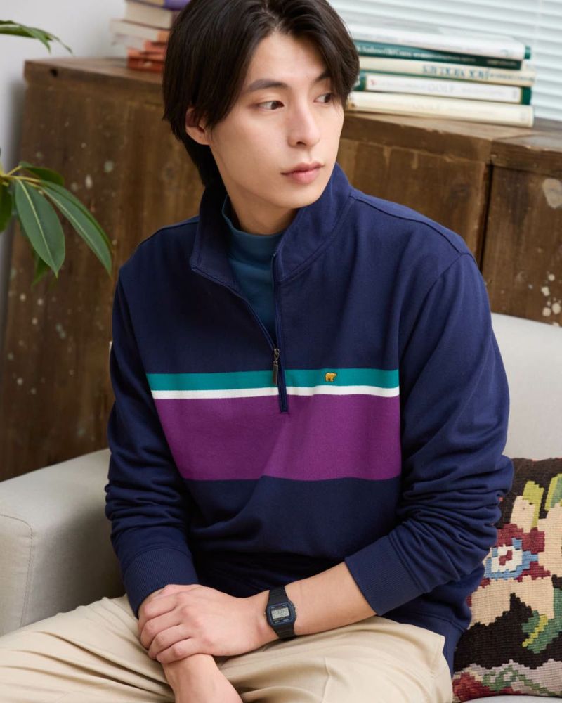 Golfickersセガサミーカップ限定　ハーフジップ・ワイド ポロシャツXL GOTCHA GOLF ガッチャゴルフ メンズ 吸汗速乾 半袖 ポロシャツ