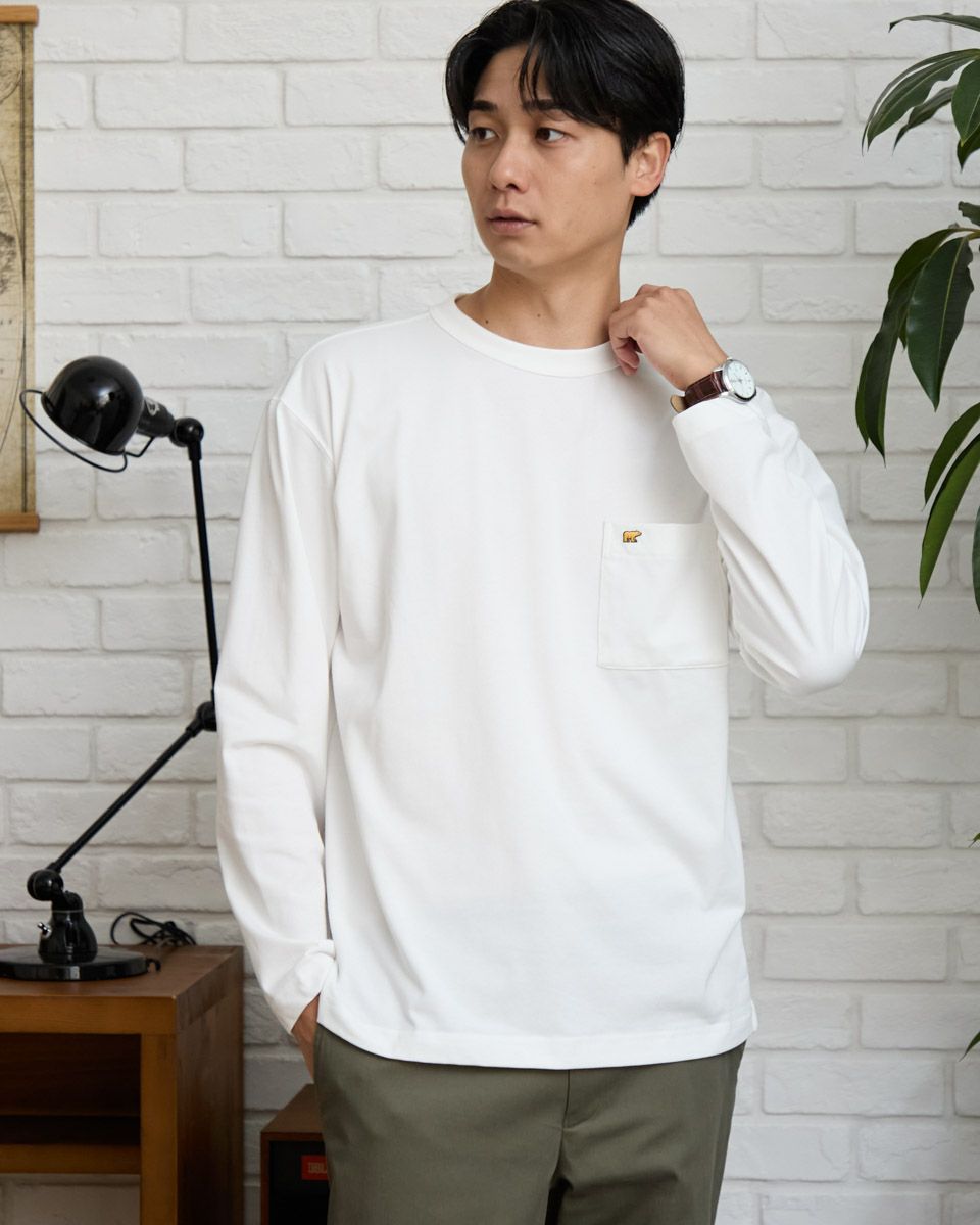 天竺長袖Ｔシャツ