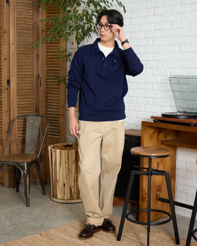 Golden Bearスナップ襟スウェット | ゴールデンベアストア