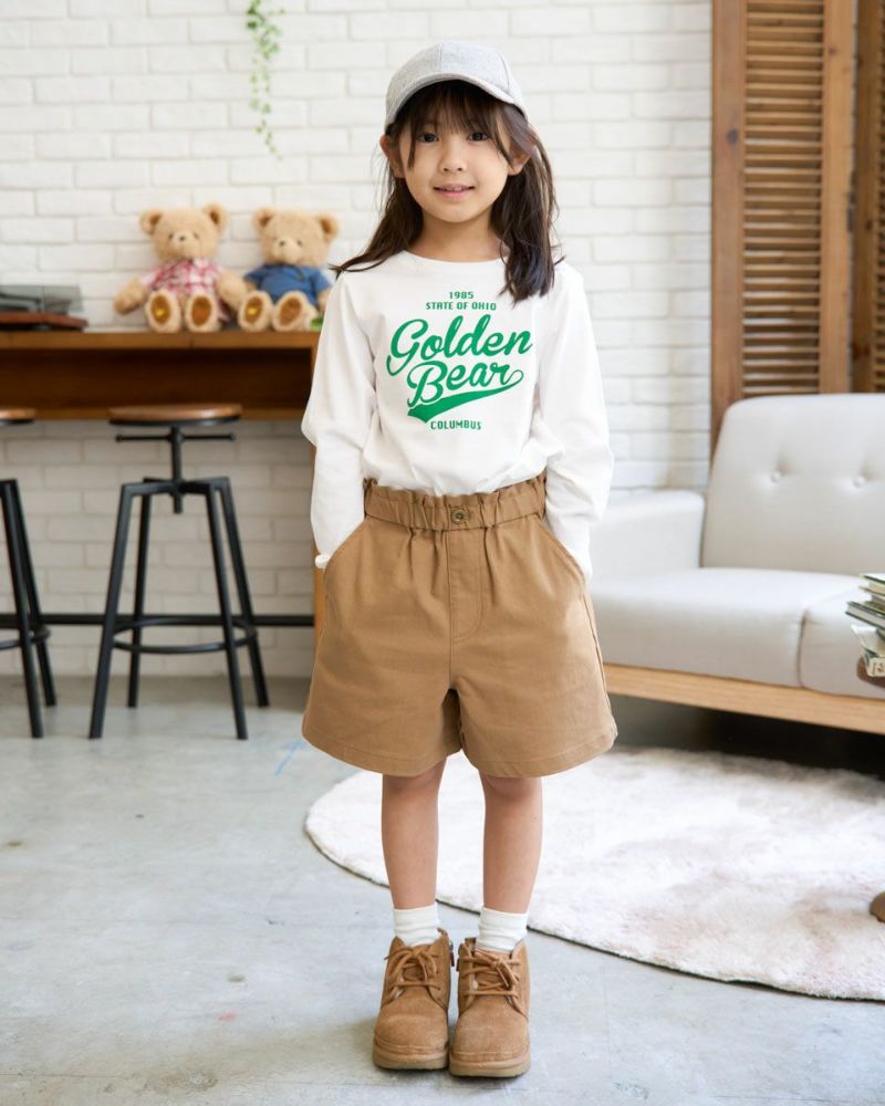 【BLUE LABEL】ミニキュロット金色バックル付き BLUE LABEL CRESTBRIDGE（ブルーレーベルクレストブリッジ）の