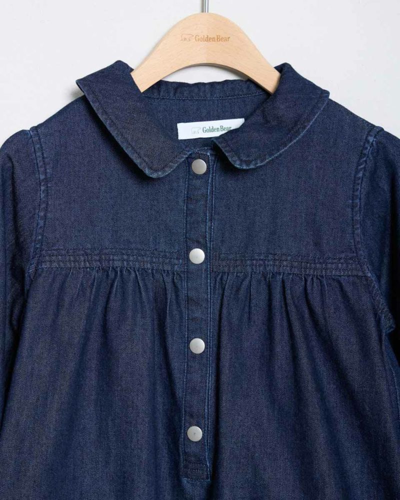 Girlsデニムシャツワンピース | ゴールデンベアストア