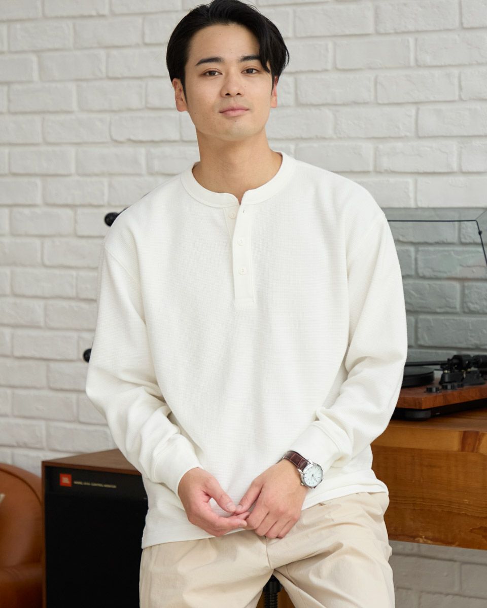 ヘンリーネックＴシャツ