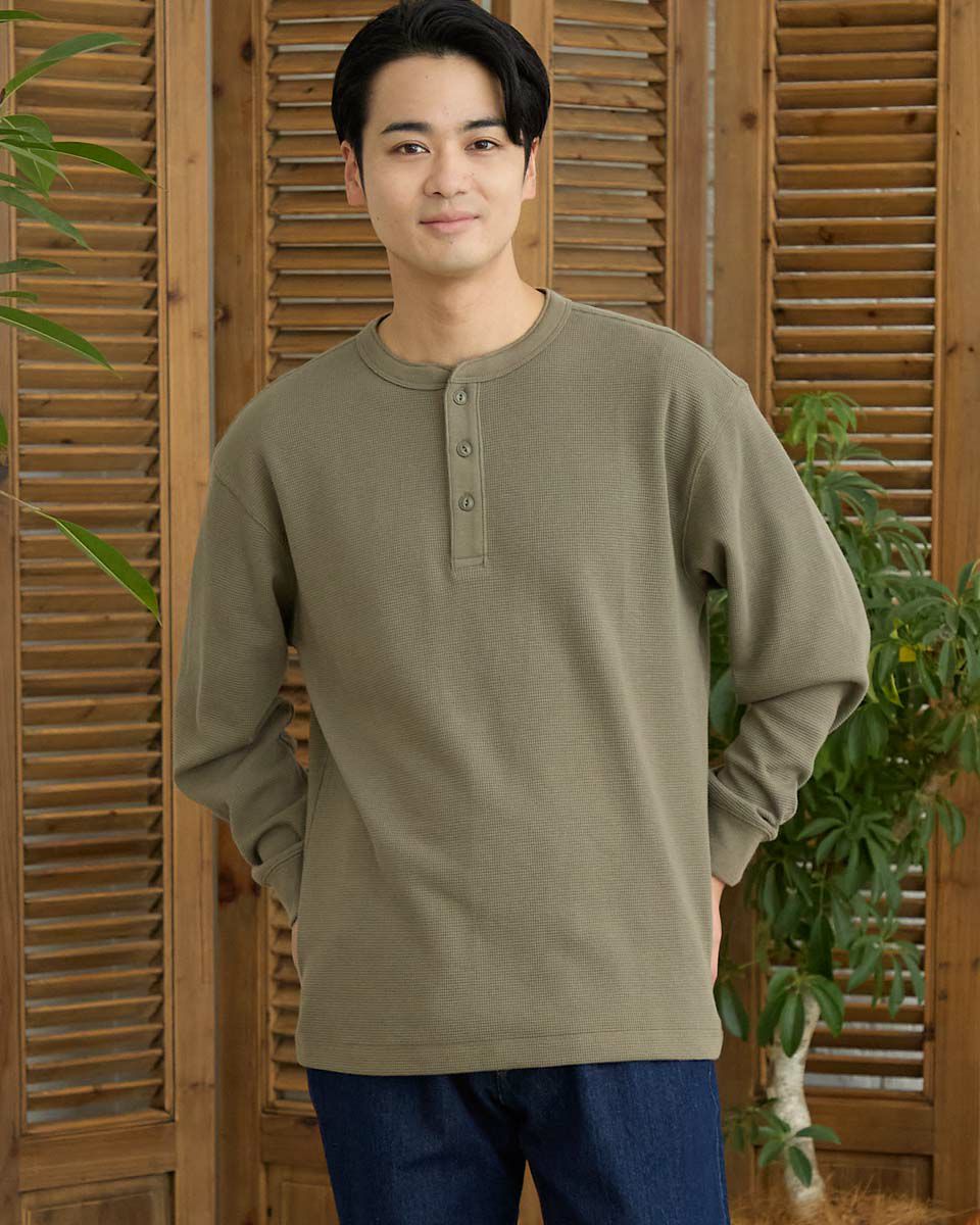 ヘンリーネックＴシャツ