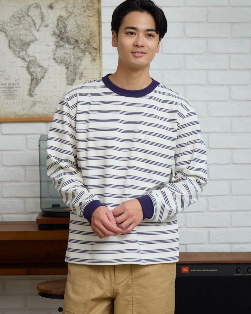 ボーダー長袖Tシャツ