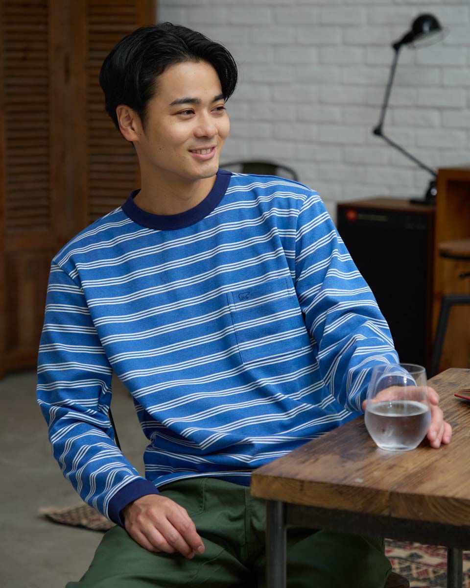 ボーダー長袖Tシャツ