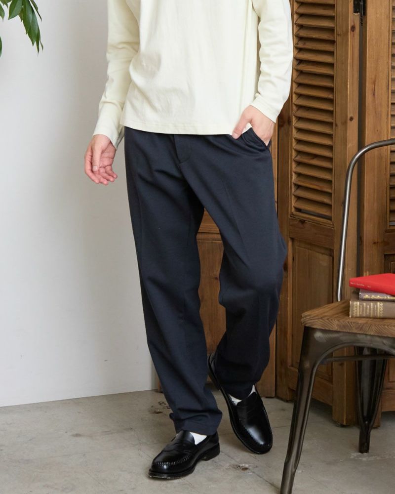 GOLDSIGN ゴールドサイン タック パンツ 27 紺 コーデュロイ GOLDSIGN ゴールドサイン タック パンツ 27 紺 コーデュロイ