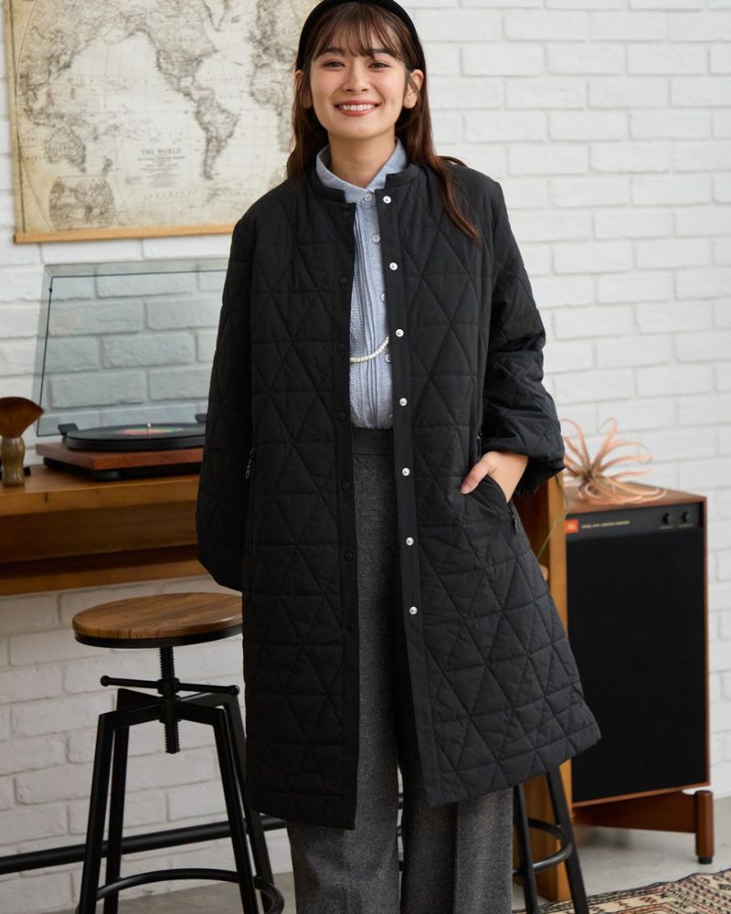 Golden Bear洗える中綿キルトロングコート | ゴールデンベアストア