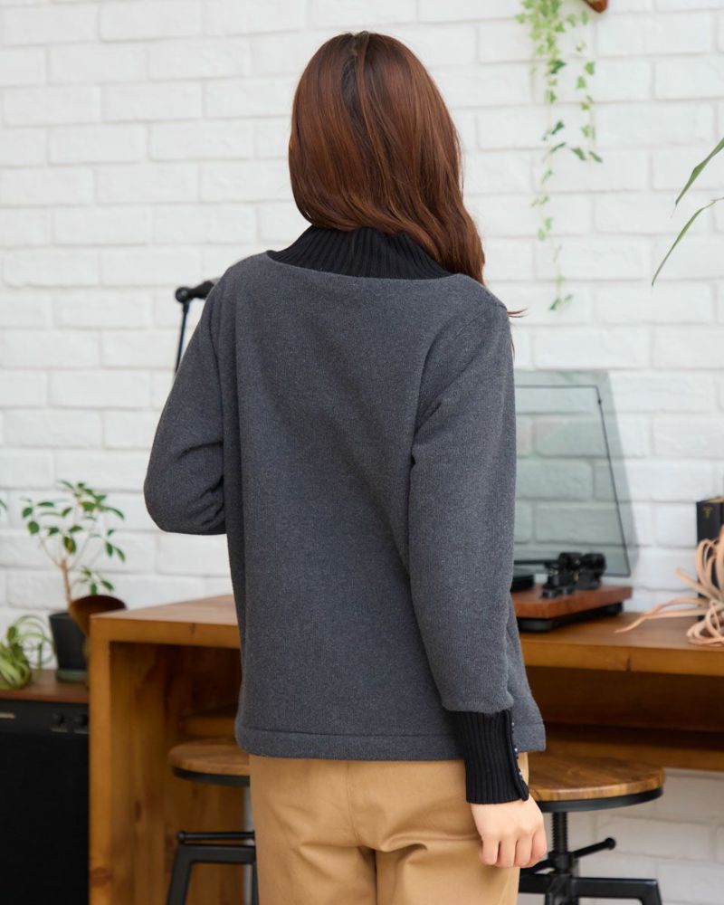 Golden Bearニットコンビプルオーバー | ゴールデンベアストア