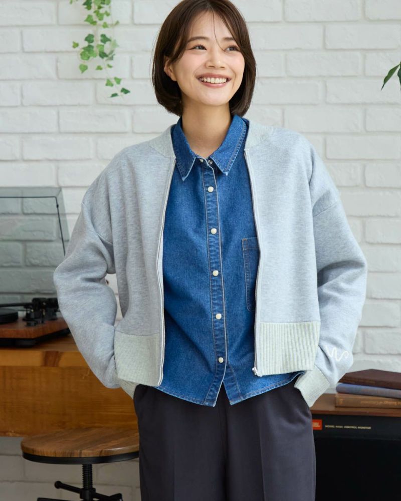 White LabelMA-1ニットブルゾン | ゴールデンベアストア