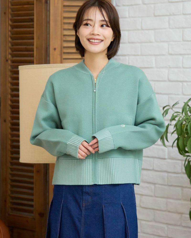 White LabelMA-1ニットブルゾン | ゴールデンベアストア