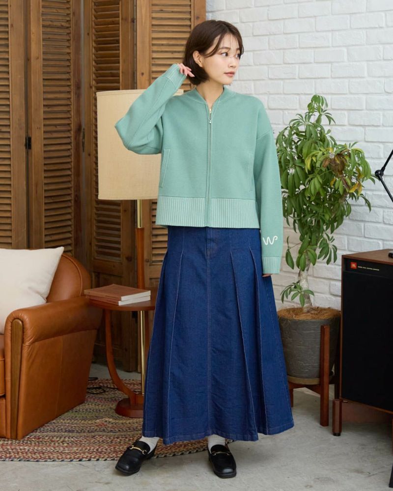 White LabelMA-1ニットブルゾン | ゴールデンベアストア