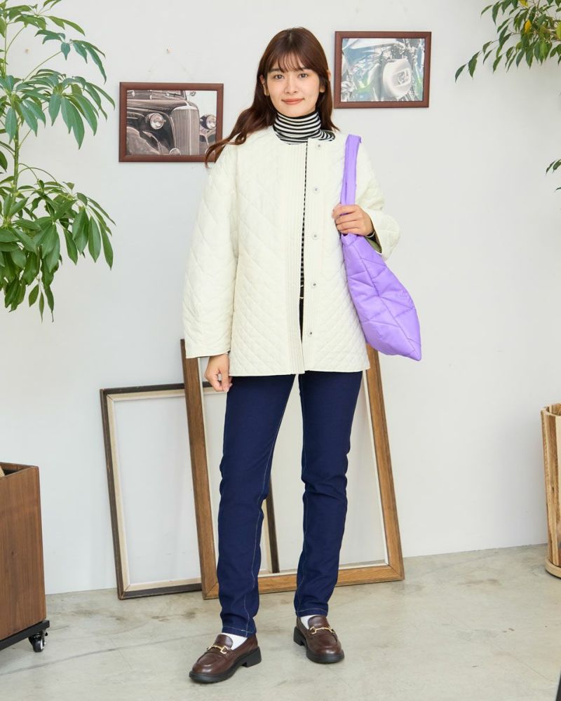 【日本未発売】 ホワイトレーベル　リバーシブル　キルティングジャケット 新品 White Labelリバーシブルキルトジャケット | ゴールデンベアストア