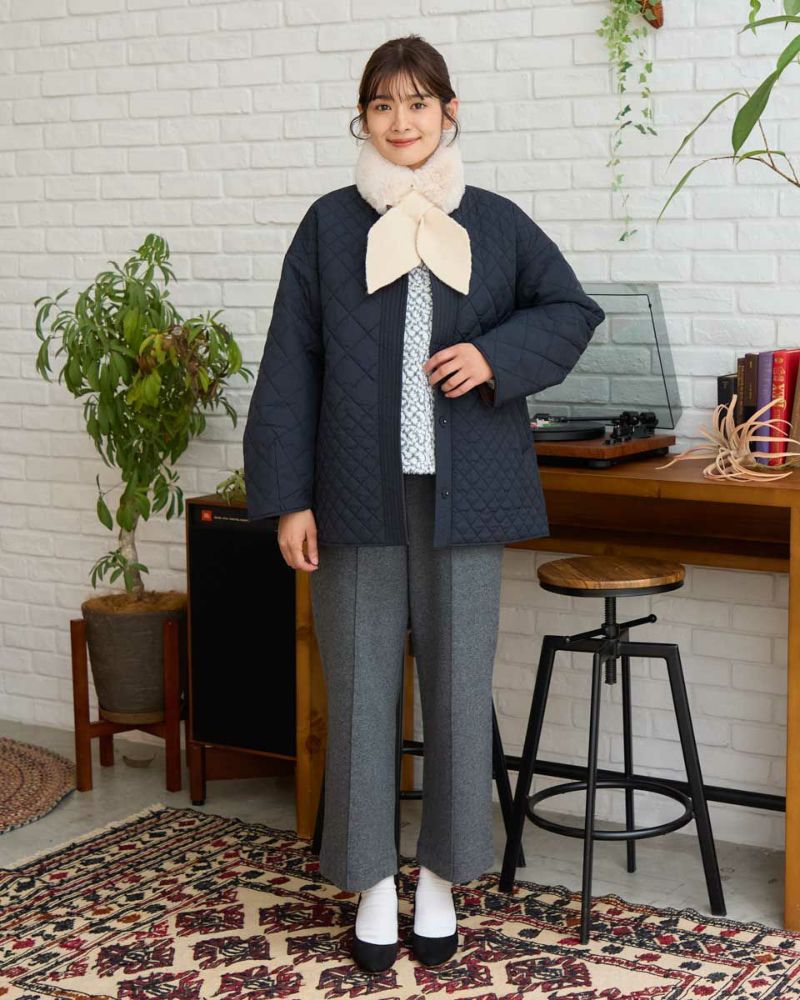 White Labelリバーシブルキルトジャケット | ゴールデンベアストア