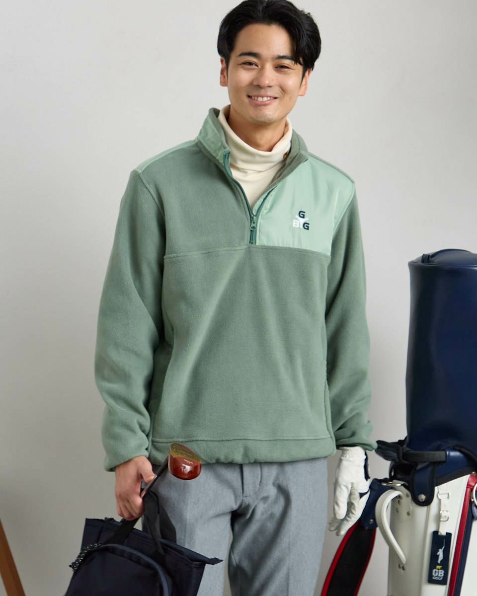 SPIKE ハーフZIPフリース