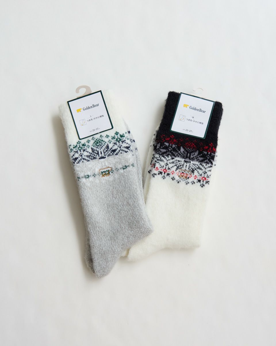 ノルディック柄ソックス