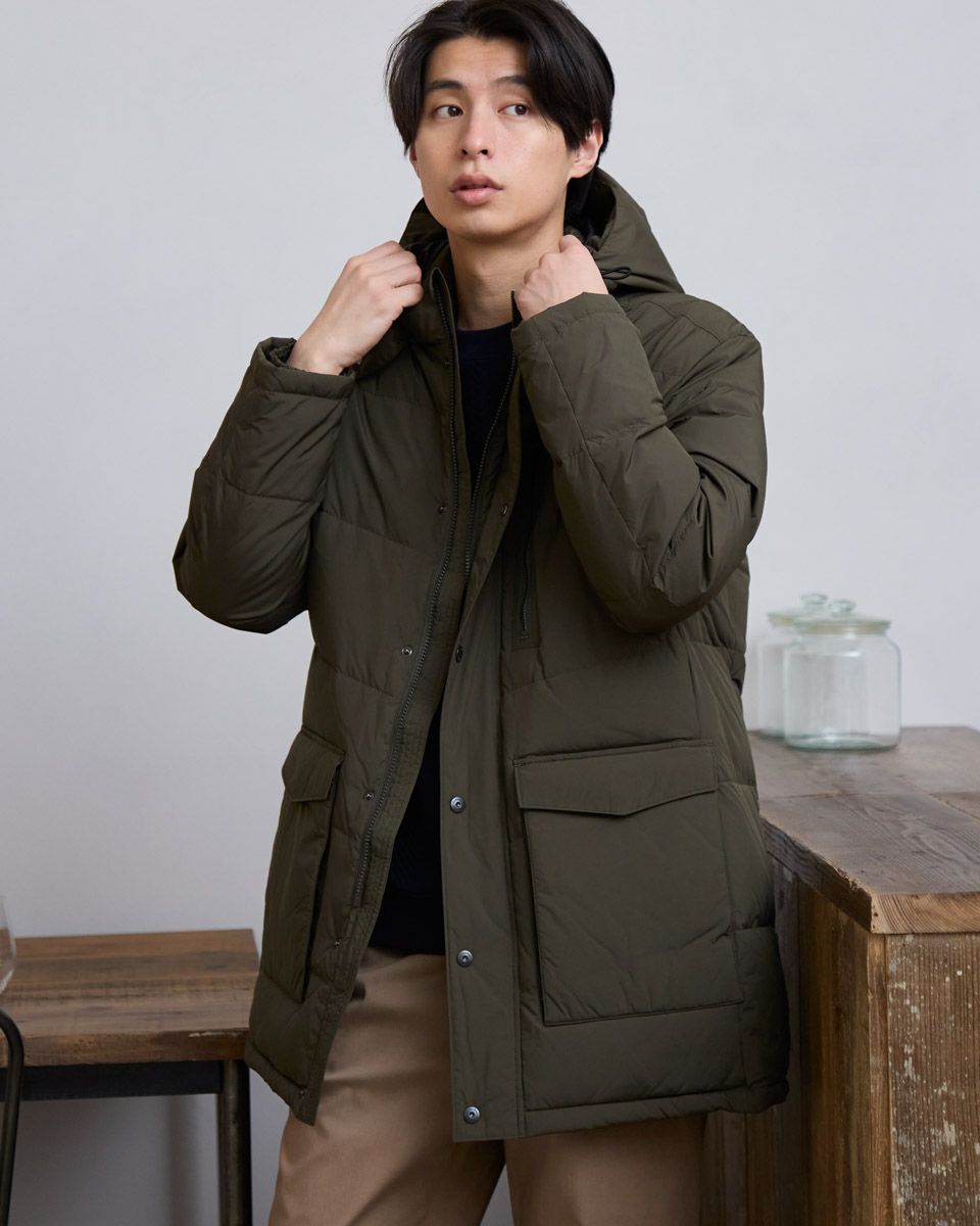 撥水ダウンコート