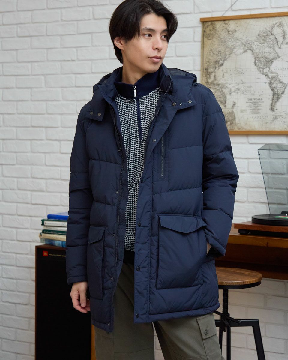 撥水ダウンコート