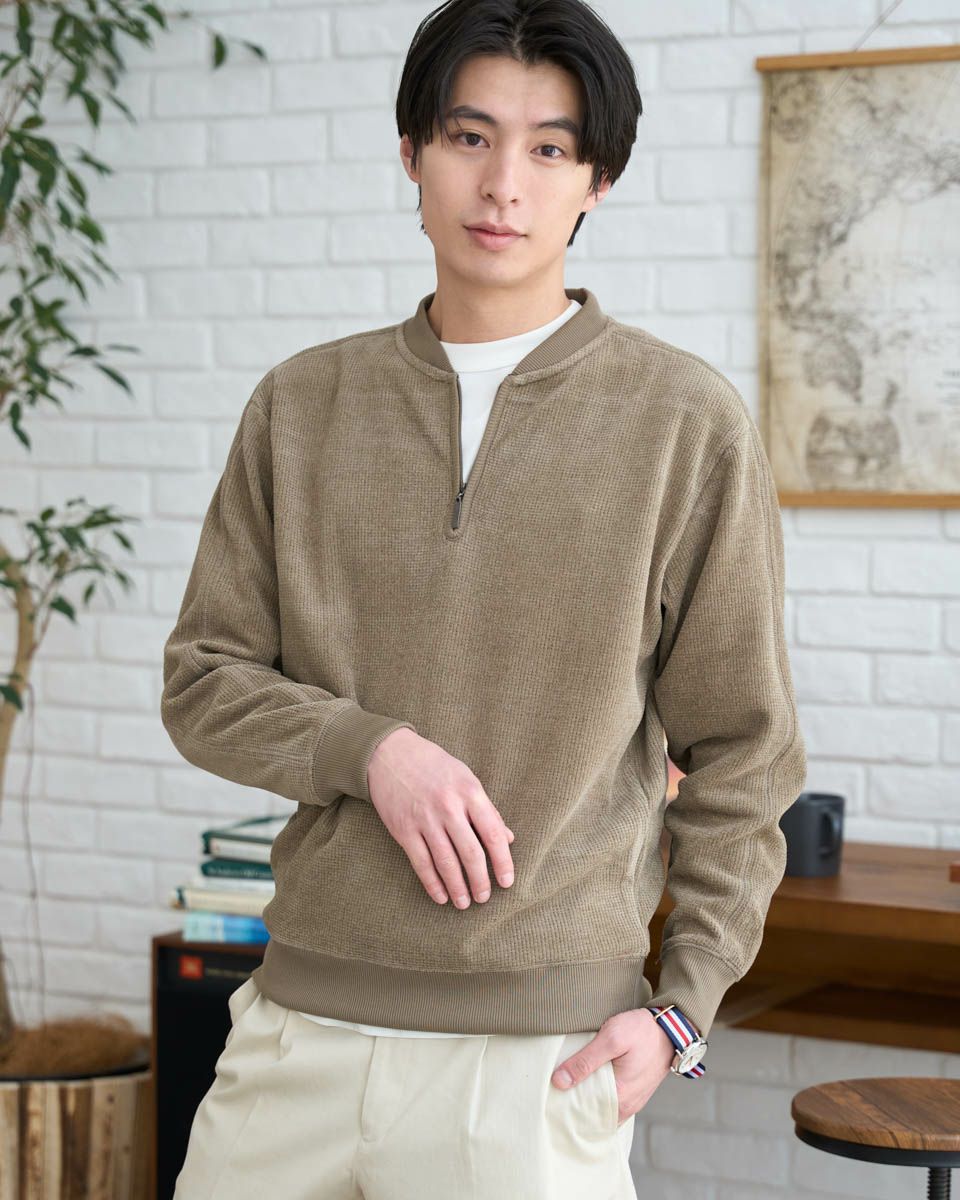 ZIPスウェット