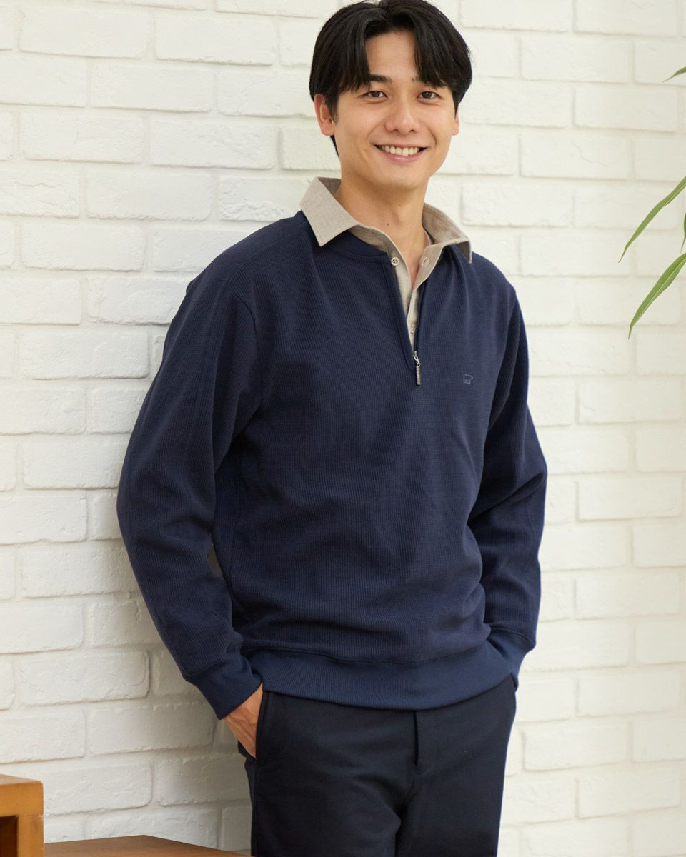 ZIPスウェット