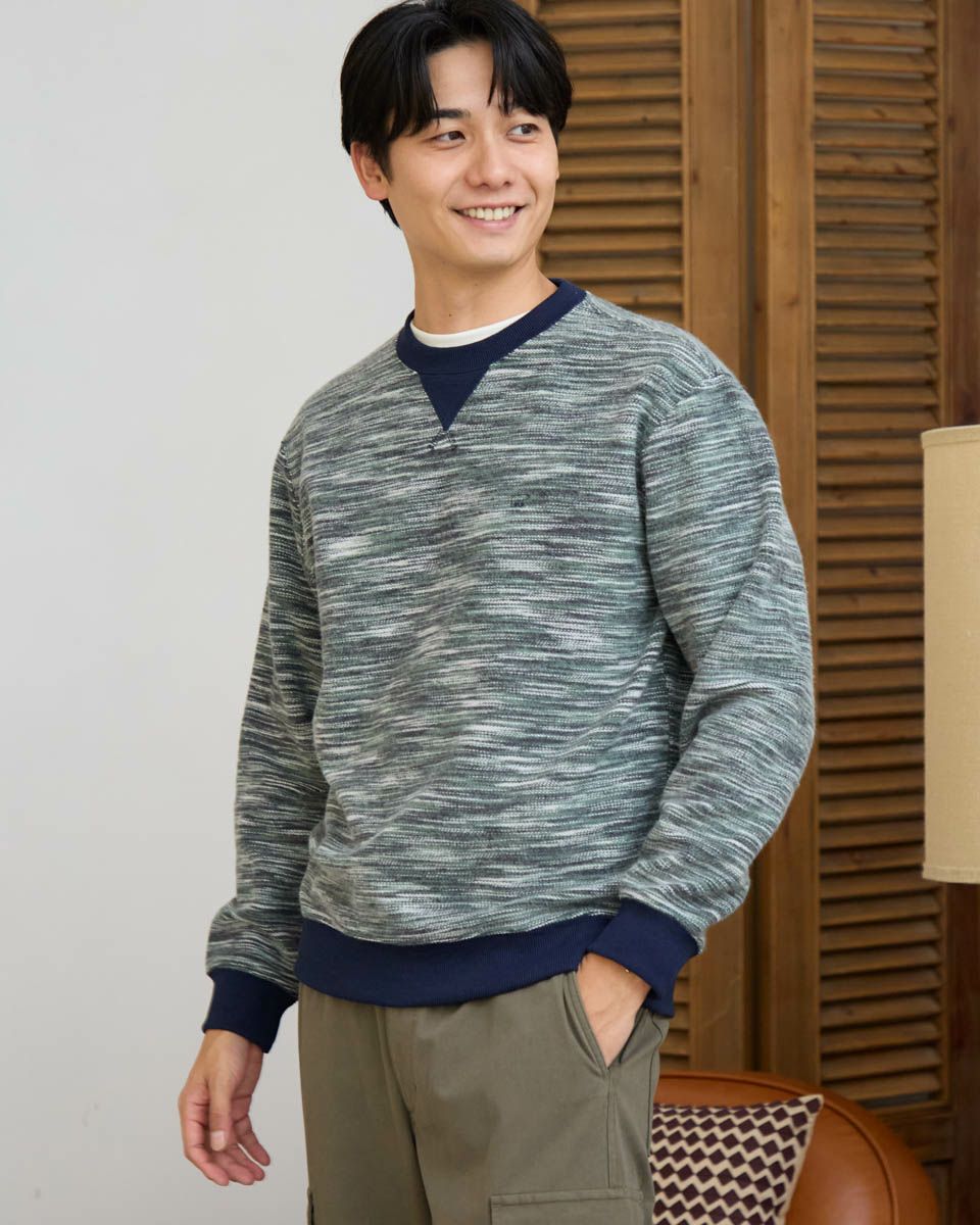 クルーネックスウェット