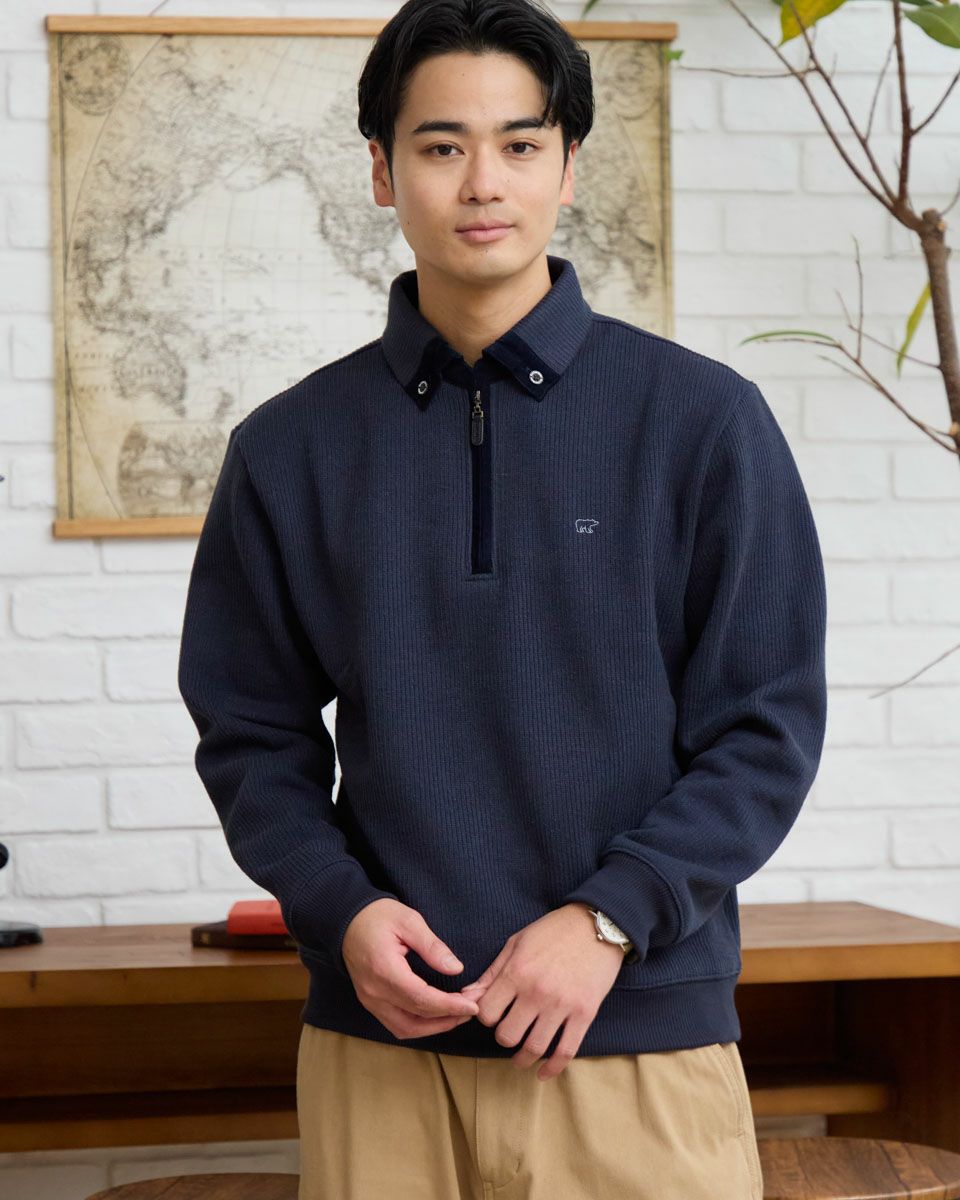 Golden BearハーフZIPスウェット | ゴールデンベアストア