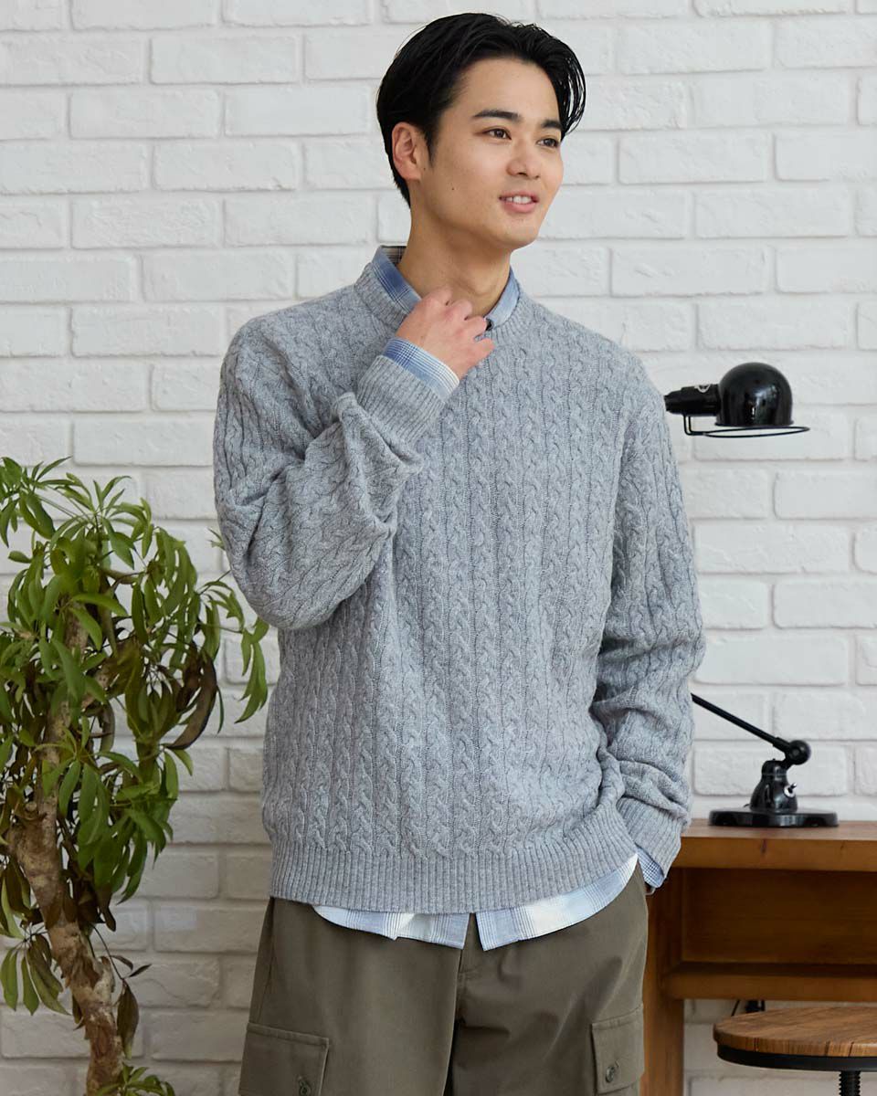 Golden Bear洗えるGBラムウールニット | ゴールデンベアストア