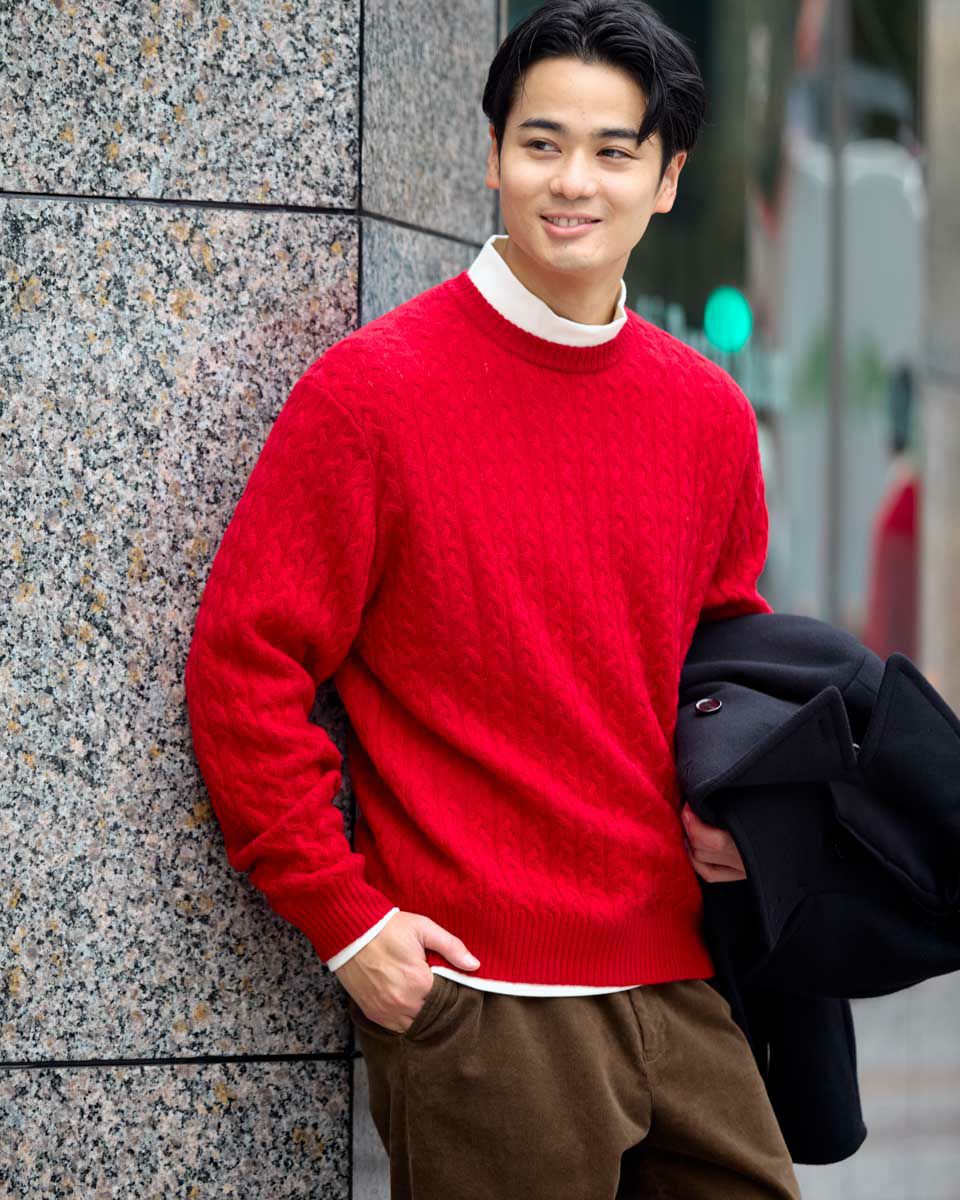 Golden Bear洗えるGBラムウールニット | ゴールデンベアストア