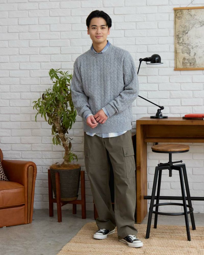 Golden Bear洗えるGBラムウールニット | ゴールデンベアストア