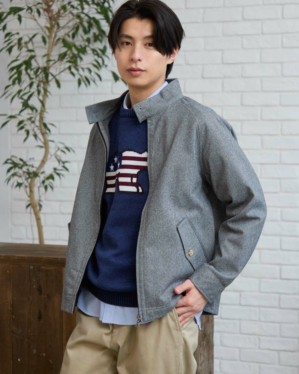ZIPブルゾン