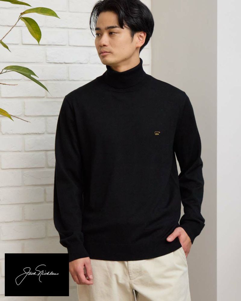 Jack Nicklaus無地タートルネックニット | ゴールデンベアストア