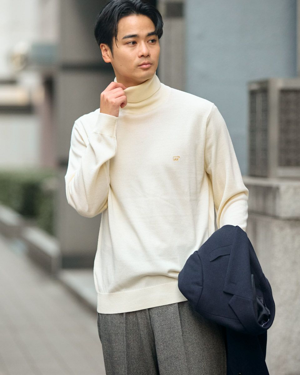 Jack Nicklaus無地タートルネックニット | ゴールデンベアストア