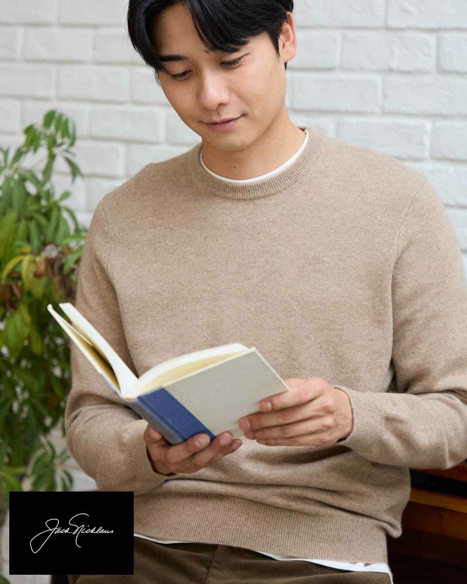 Jack Nicklausカシミヤクルーニット | ゴールデンベアストア