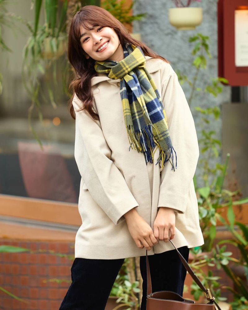 Golden Bearリブ襟ウール混コート | ゴールデンベアストア