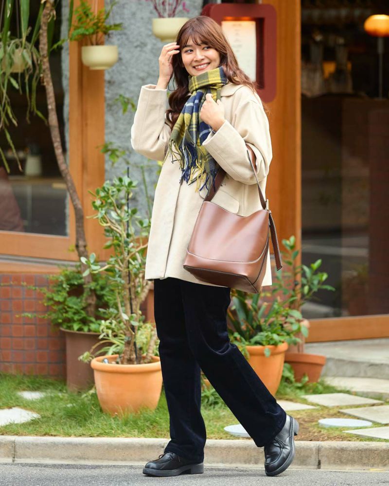 Golden Bearリブ襟ウール混コート | ゴールデンベアストア