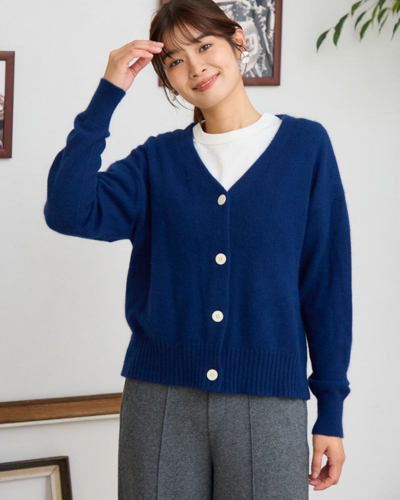 Golden Bearラクーン混カーディガン | ゴールデンベアストア