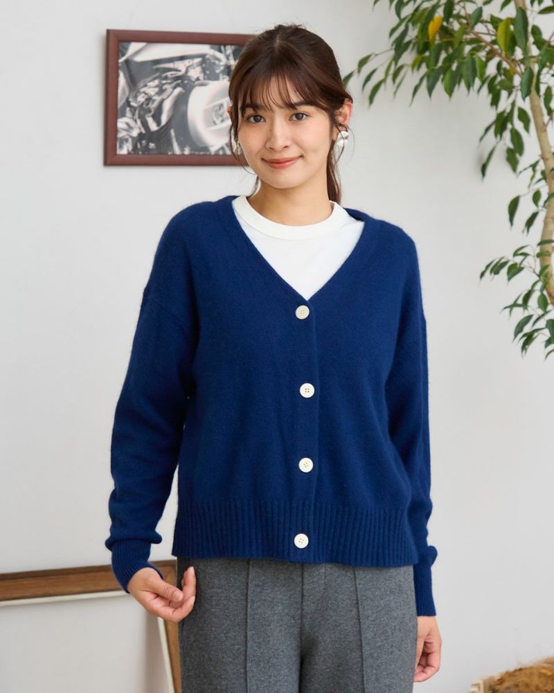 Golden Bearラクーン混カーディガン | ゴールデンベアストア