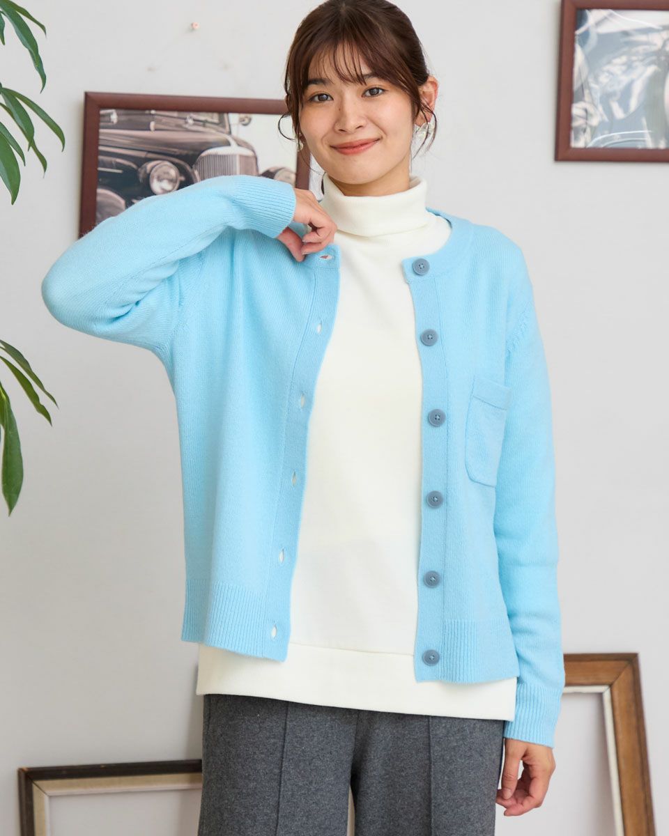 Golden Bear洗えるGBラムウールカーディガン | ゴールデンベアストア