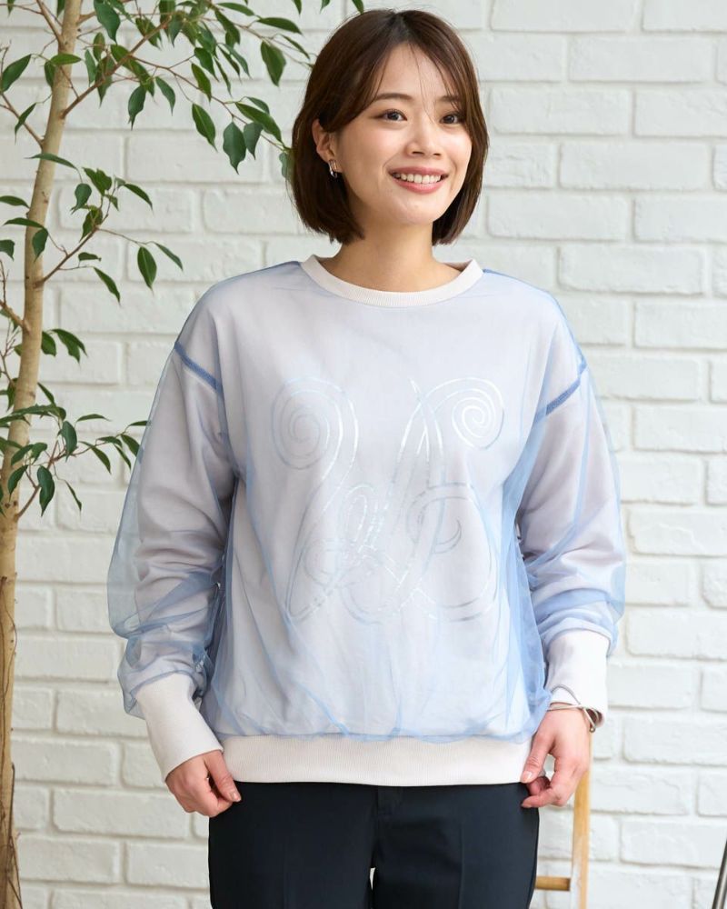 先行予約】White Labelチュールレイヤードプルオーバー 1月中旬発送