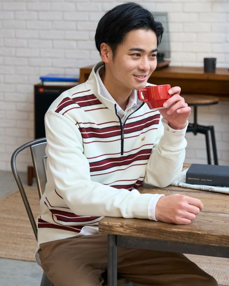 Golden BearハーフZIPスウェット | ゴールデンベアストア