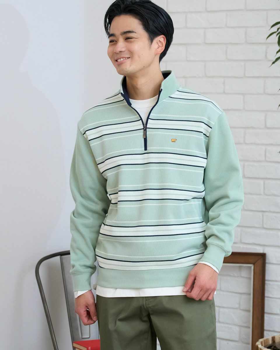 Golden BearハーフZIPスウェット | ゴールデンベアストア