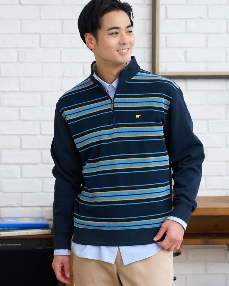 Golden BearハーフZIPスウェット | ゴールデンベアストア