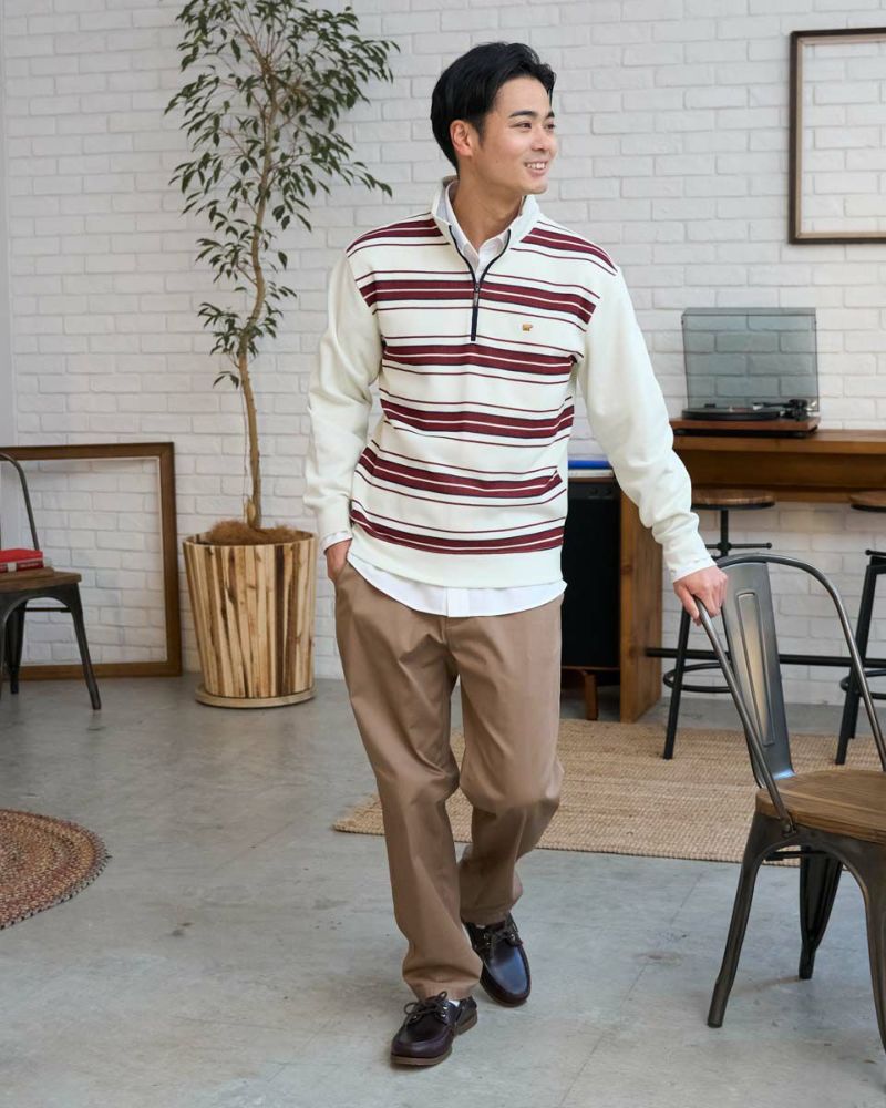 Golden BearハーフZIPスウェット | ゴールデンベアストア