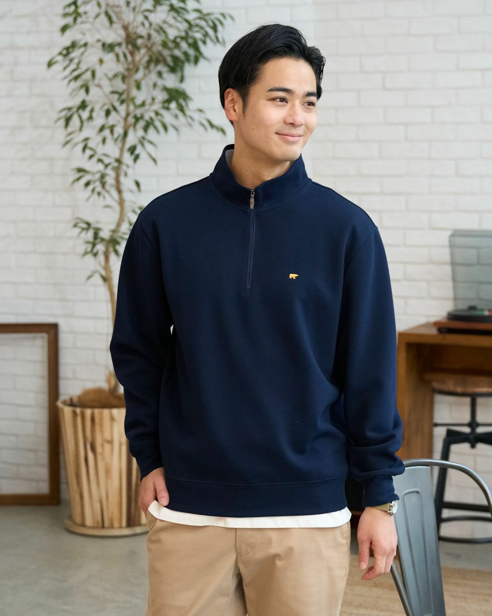 Golden BearハーフZIPスウェット | ゴールデンベアストア